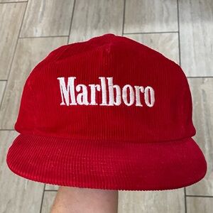 Vintage Marlboro Corduroy Snap Back